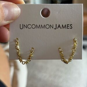 Uncommon James Gold Twisted Hoop Earrings